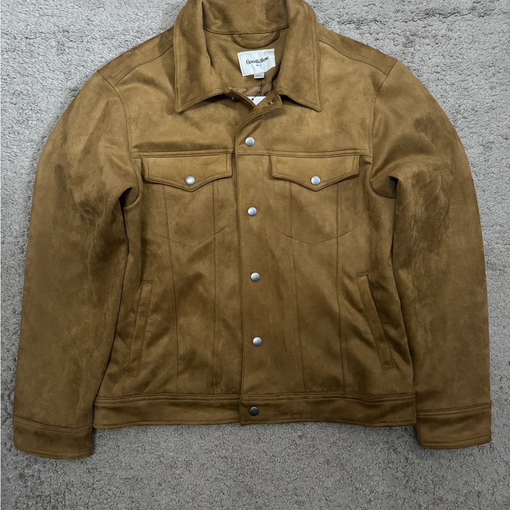 Goodfellow Tan Jacket Coat Medium - image 3
